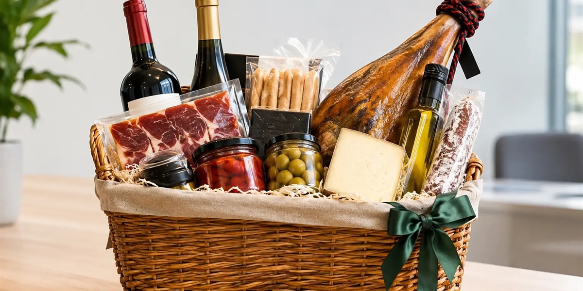Paniers gourmands espagnols pour entreprises