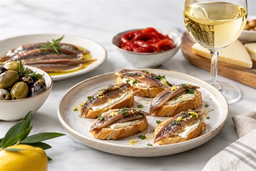12 ejemplos de maridaje de anchoas gourmet