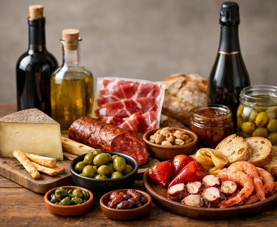 Ejemplo de cesta gourmet española ideal