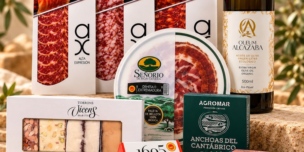 Cómo preparar una caja regalo gourmet española