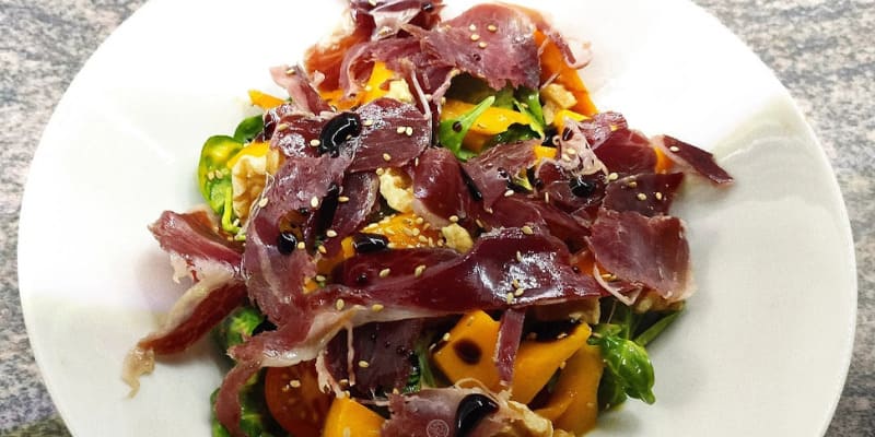 Iberian ham & fresh fruit: a love match of flavors