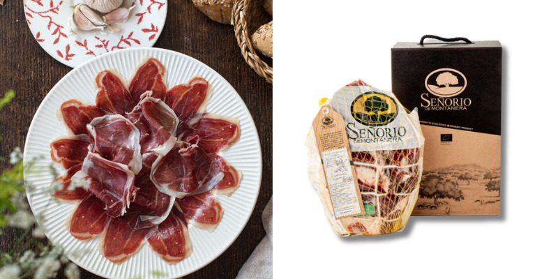 100% Iberian breed organic shoulder, boneless, Señorío de Montanera